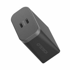 OtterBox Premium Pro Dual USB-C Wall Charger 60W GaN Nightshade (Black)