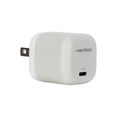 Ventev Mini Wall Charger USB-C  20W Power Delivery and USB-C to Lightning Cable 3.3ft White