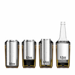 OtterBox Elevation Can Cooler Clear/Stainless Steel