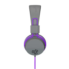 JLab JBuddies Studio Over Ear Folding Kids Headphones Purple/Gray