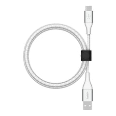 Belkin Charge/Sync BoostCharge Braided USB-C to USB-A Cable 6ft White