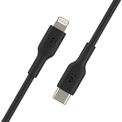 Belkin BoostCharge USB-C to Lightning Charge/Sync Cable 3ft Black