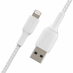 Belkin BoostCharge Lightning to USB-A 1M Cable White