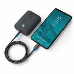 Nimble PowerKnit USB-C to USB-C 10ft 60W Power Delivery Fast Charge Cable Space Gray (Made from Certified Recyced Plastic and Aluminium)