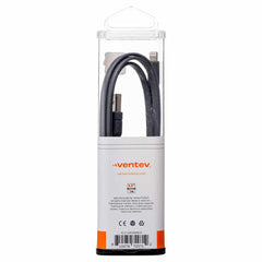 Ventev ChargeSync Flat Lightning Cable 3.3ft Gray