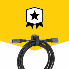 OtterBox Premium Pro Charge/Sync USB-C to Lightning Power Delivery Cable 6ft Haunted Hour (Black)