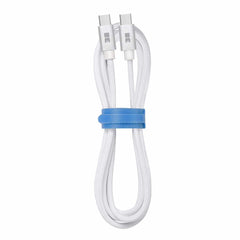 Blu Element Braided Charge/Sync USB-C to USB-C Cable 4ft White 60W