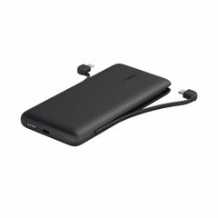 Belkin BoostCharge Plus Power Bank + Integrated Cables Black