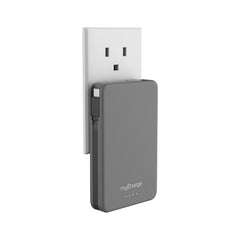 myCharge Power & Plug 5K mAh Power Bank Grey