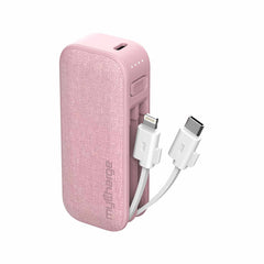 myCharge PowerHub Mini 3K mAh Pink