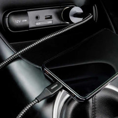 OtterBox Premium Pro Power Delivery Car Charger with USB-C to Lightning Cable 6ft Nightshade (Black)