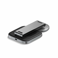 Satechi 2-In-1 Foldable Qi2 Wireless Charging Stand Space Grey