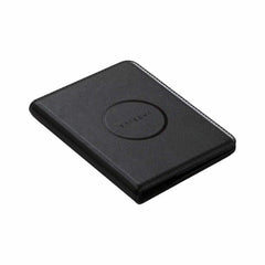 Satechi Vegan-Leather Passport Cover with Find My Black