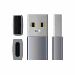 Satechi Type-A to Type-C Adapter Space Grey