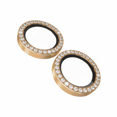 Kate Spade Aluminum Ring Lens Protector Set In Stone Gold for iPhone 16/16 Plus