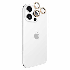 Kate Spade Aluminum Ring Lens Protector Set In Stone Gold for iPhone 16 Pro/16 Pro Max