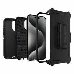 OtterBox Defender Protective Case Black for iPhone 15 Pro Max