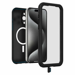 OtterBox Fre MagSafe Waterproof Case Black for iPhone 15 Pro Max