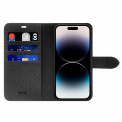 Blu Element Folio 2 in 1 Case Black for iPhone 15 Pro