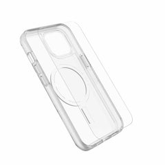 OtterBox Protection+Power Kit (Symmetry Clear Magsafe with Glass + Wall Charger 30W White) for iPhone 15