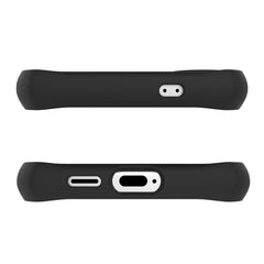 ITSKINS Hybrid_R Frost Case Black Compatible w/MagSafe for Samsung Galaxy S24+