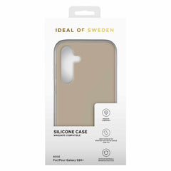 Ideal of Sweden Silicone Case Compatible w/MagSafe Beige for Samsung Galaxy S24+