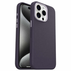 OtterBox Symmetry Cactus Leather MagSafe Case Plum Luxe for iPhone 15 Pro Max