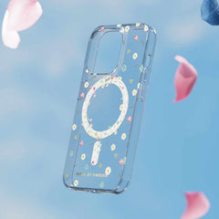 Ideal of Sweden Clear Mid MagSafe Case Petite Floral for iPhone 15 Pro