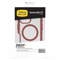 OtterBox Defender XT Clear Pro Case Brick Red Clear for iPhone 16 Plus