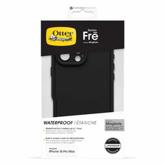 OtterBox Fre MagSafe Waterproof Case Black for iPhone 16 Pro Max