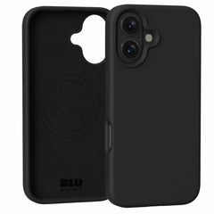 Blu Element Silicone w/MagSafe Case Black for iPhone 16