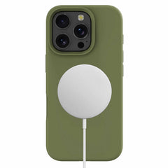 Blu Element Silicone w/MagSafe Case Olive for iPhone 16 Pro