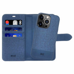 Blu Element Folio 2 in 1 Case Lazuli Blue for iPhone 16 Pro Max