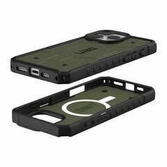 UAG Pathfinder MagSafe Rugged Case Olive Drab for iPhone 16 Pro Max