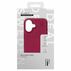 Ideal of Sweden Silicone Case MagSafe Cranberry for iPhone 16