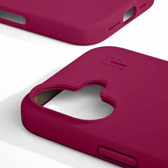 Ideal of Sweden Silicone Case MagSafe Cranberry for iPhone 16 Plus