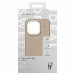 Ideal of Sweden Silicone Case MagSafe Beige for iPhone 16 Pro