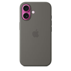 Apple Silicone Case with MagSafe Stone Grey for iPhone 16