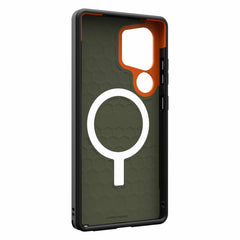 UAG Civilian Pro Rugged Case w/Magnet Olive Drab/Orange for Samsung Galaxy S25 Ultra