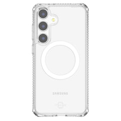 ITSKINS Hybrid_R Clear Case Compatible w/MagSafe for Samsung Galaxy S25