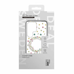 Ideal of Sweden Clear Case Mid Compatible w/MagSafe Petite Floral for Samsung Galaxy S25 Ultra