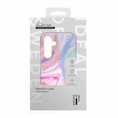 Ideal of Sweden Printed Case Compatible w/MagSafe Pastel Marble for Samsung Galaxy S25