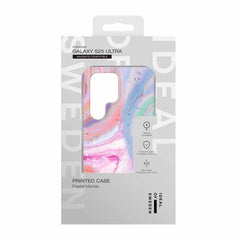 Ideal of Sweden Printed Case Compatible w/MagSafe Pastel Marble for Samsung Galaxy S25 Ultra