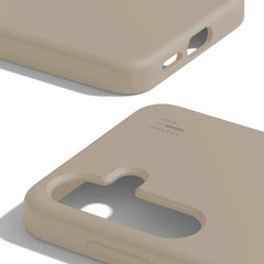 Ideal of Sweden Silicone Case Compatible w/MagSafe Beige for Samsung Galaxy S25