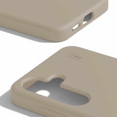 Ideal of Sweden Silicone Case Compatible w/MagSafe Beige for Samsung Galaxy S25/Galaxy S24