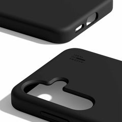 Ideal of Sweden Silicone Case Compatible w/MagSafe Black for Samsung Galaxy S25