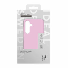 Ideal of Sweden Silicone Case Compatible w/MagSafe Bubblegum Pink for Samsung Galaxy S25