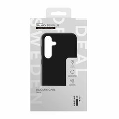 Ideal of Sweden Silicone Case Compatible w/MagSafe Black for Samsung Galaxy S25+