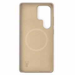 Ideal of Sweden Silicone Case Compatible w/MagSafe Beige for Samsung Galaxy S25 Ultra