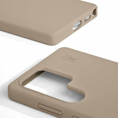 Ideal of Sweden Silicone Case Compatible w/MagSafe Beige for Samsung Galaxy S25 Ultra